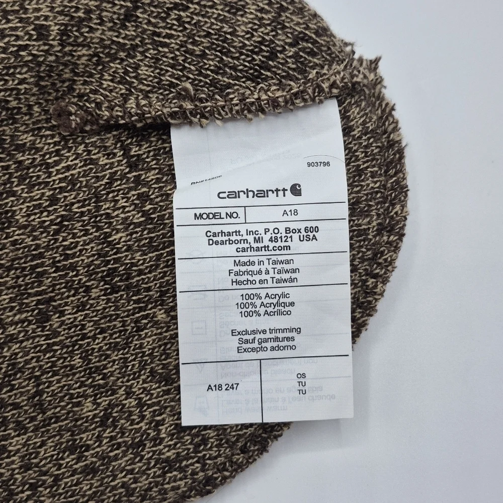Carhartt Brown Knit Beanie